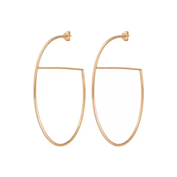 Leaf Jewelry Creole All Around, 18 K Rosegold vergoldet Super Rabatt