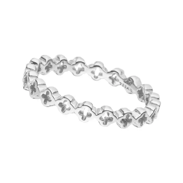 Leaf Jewelry Ring Endless Clover, 925 Sterlingsilber, Gr.56 Black Friday Preise