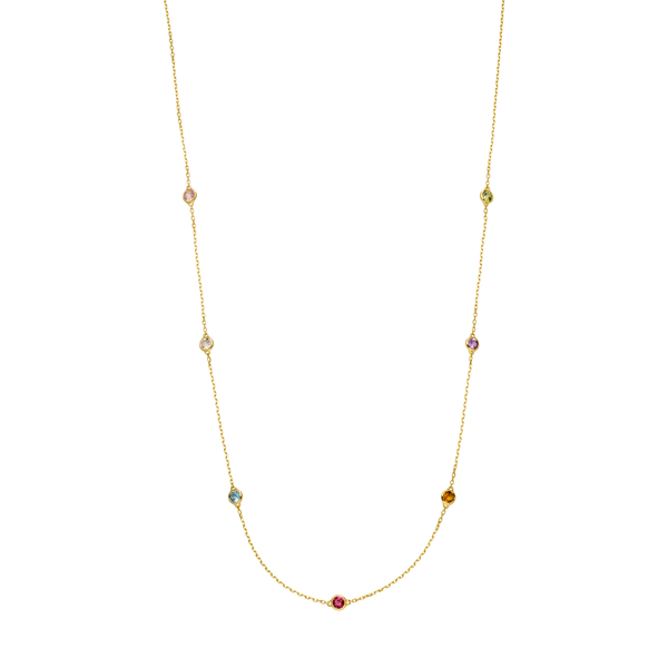 Leaf Jewelry Halskette Fine Gems, 14K Gelbgold Flash Sale