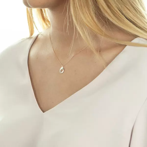 Leaf Jewelry Halskette Heart, 14 K Rosegold Neueste Stile