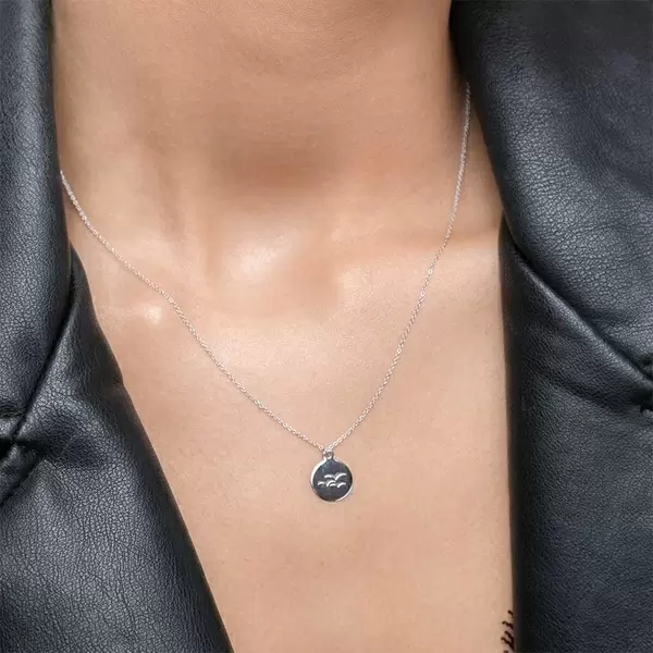 Leaf Jewelry Halskette Birds, 14K Weißgold Begrenzt auf 3 Tage