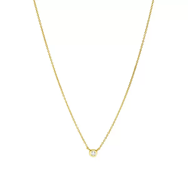 Leaf Jewelry Halskette "my first diamond", 14 K Gelbgold 2025