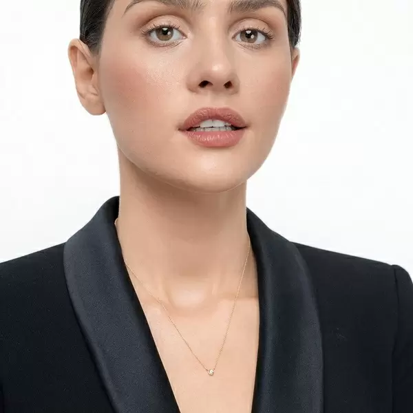 Leaf Jewelry Halskette "my first diamond", 14 K Gelbgold 2025
