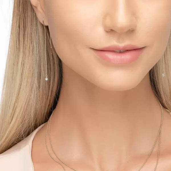Leaf Jewelry Ohrringe Pure Ball Chain, 14 K Gelbgold Schlussverkauf