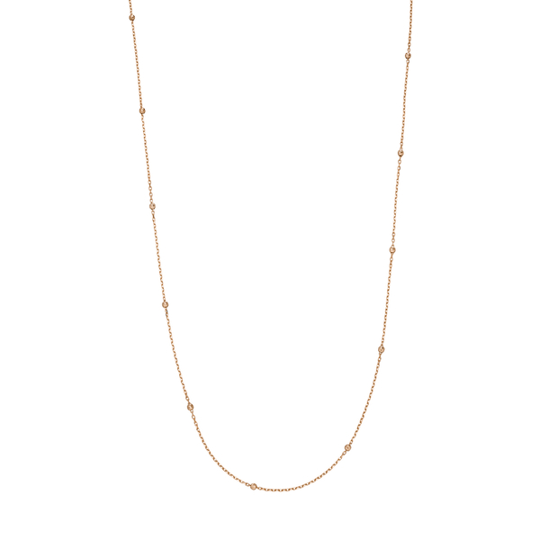Leaf Jewelry Halskette Beads, 14K Rosegold Rabatt