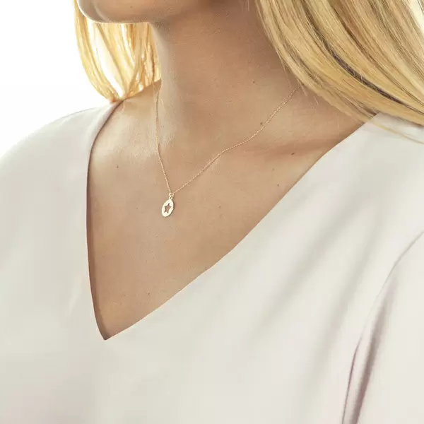 Leaf Jewelry Halskette Star, 14K Rosegold Osterangebot