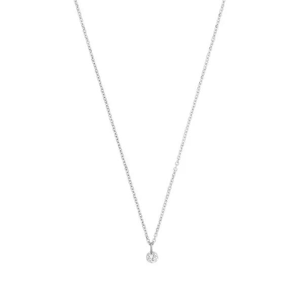 Leaf Jewelry Halskette Pure Diamant, 18 K Weißgold Online Outlet