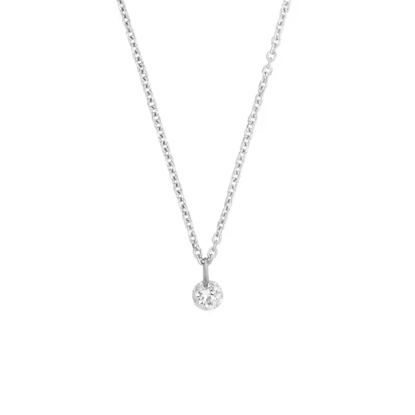 Leaf Jewelry Halskette Pure Diamant, 18 K Weißgold Online Outlet