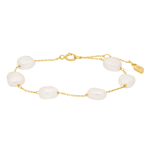 Leaf Jewelry Armkette Barock Pearls, 14K Gelbgold Bestseller