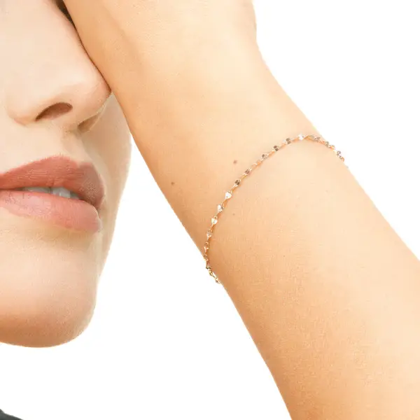 Leaf Jewelry Armkette Shiny Twist, 14K Gelbgold Begrenzte Freigabe