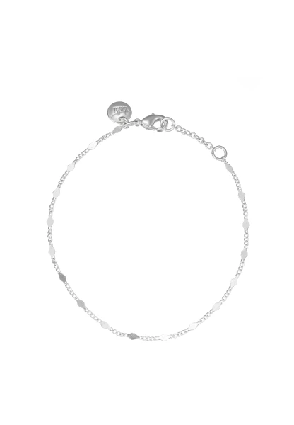 Leslii Glieder-Armband Set Recycled versilbert Discount Store für neue Produkte