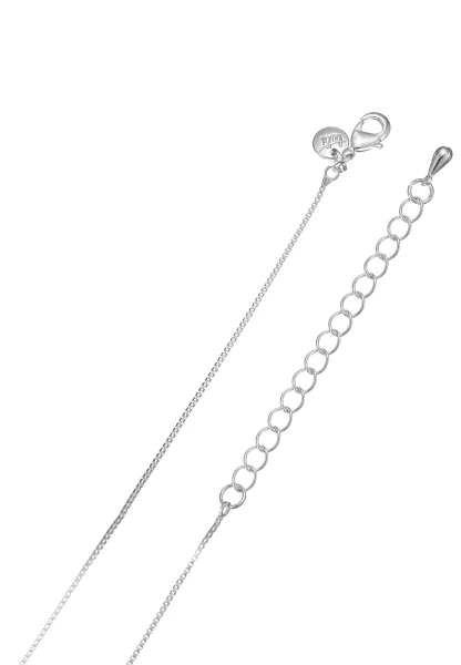 Leslii Lange Halskette Ringe Silber Weiß Letzte 2 Tage