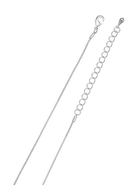 Leslii Lange Kette Tropfen in Silber Lila Nur für heute
