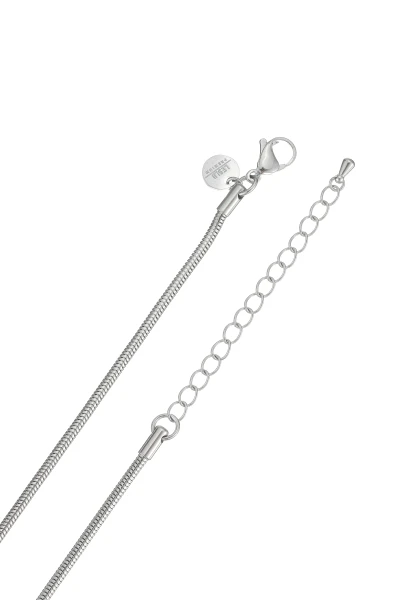 Leslii Lange Kette Ring Tropfen Edelstahl Silber Blitzverkäufe