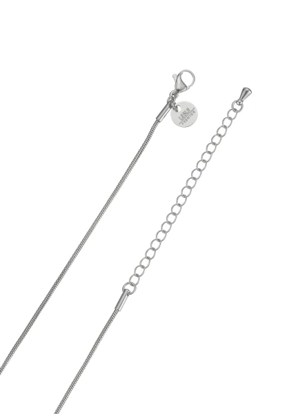 Leslii Lange Kette Blatt Edelstahl Silber Kostenloser Versand