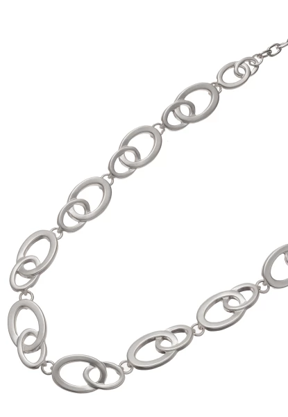Leslii Kurze Halskette Glieder Collier Silber Preisnachlass