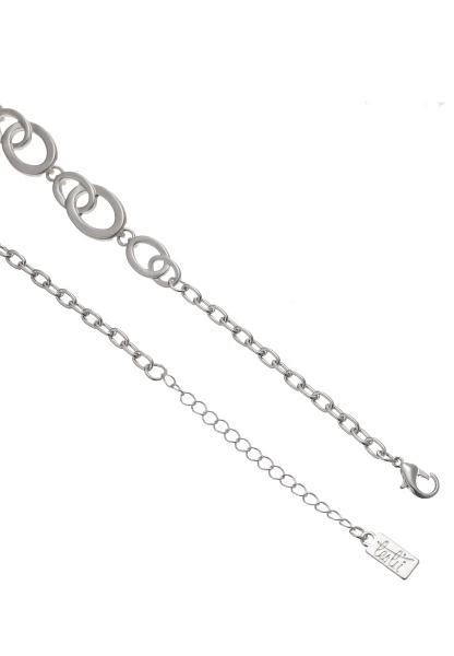 Leslii Kurze Halskette Glieder Collier Silber Preisnachlass