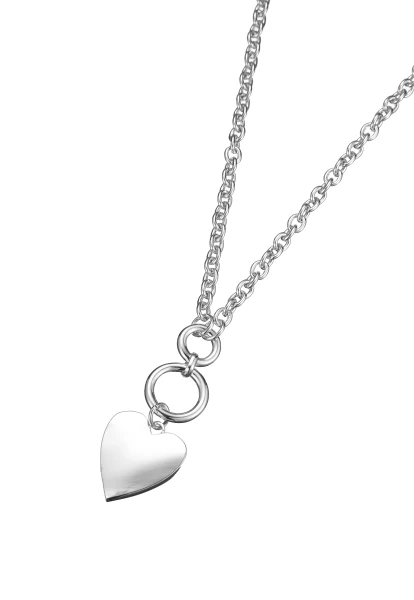 Leslii lange Halskette Heart Herz Silber Cyber Monday