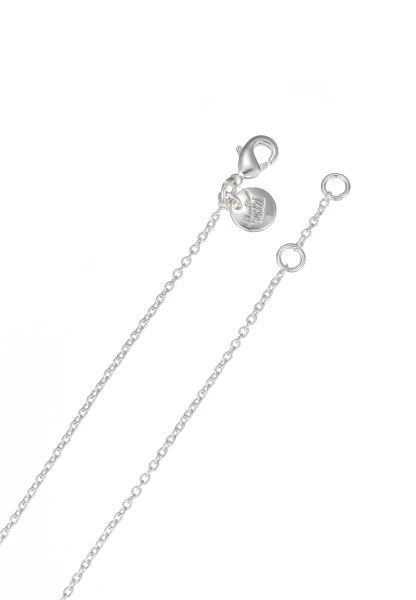 Leslii kurze Kette Recycled Kristall versilbert Osterangebot