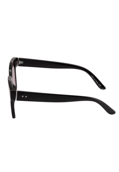 Leslii Sonnenbrille Big Retro Damen Sunglasses Designerbrille in Schwarz Exklusive Angebote