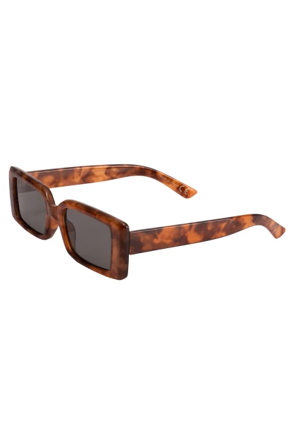 Leslii Sonnenbrille 90ies eckige Brille Damen Sunglasses Designerbrille in Braun Saisonale Angebote