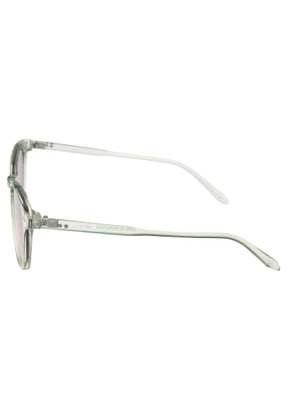 Leslii Sonnenbrille Damen Style grüne Sonnenbrille Designerbrille Sunglasses Kunststoff Grün Letzte 3 Tage