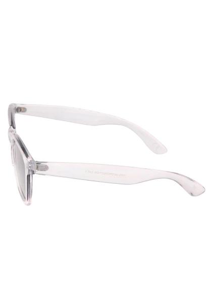 Leslii Sonnenbrille Damen Smart transparente Sonnenbrille Designerbrille Sunglasses Kunststoff Klar Letzte 2 Tage