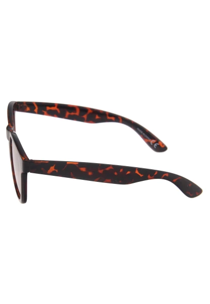 Leslii Sonnenbrille Damen Smart braune Hornlook-Brille Designerbrille Sunglasses Kunststoff Braun Letzter Tag