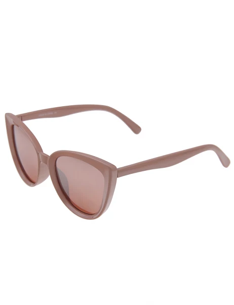 Leslii Sonnenbrille Cateye Damen Sunglasses Designerbrille in Altrosa Nur noch ein Tag übrig