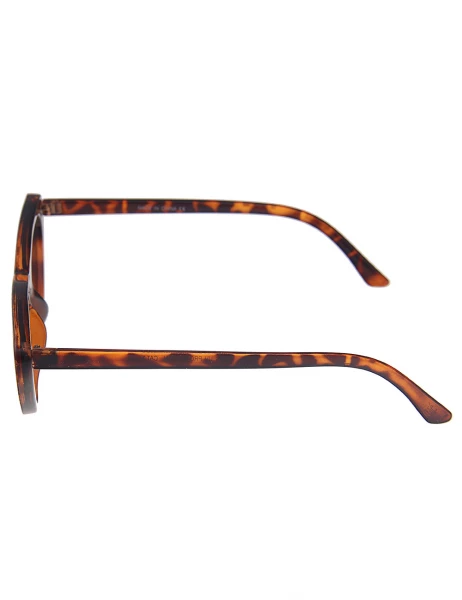 Leslii Sonnenbrille Butterfly Horn-Look Retro Damen Sunglasses Designerbrille in Braun Clearance-Verkauf