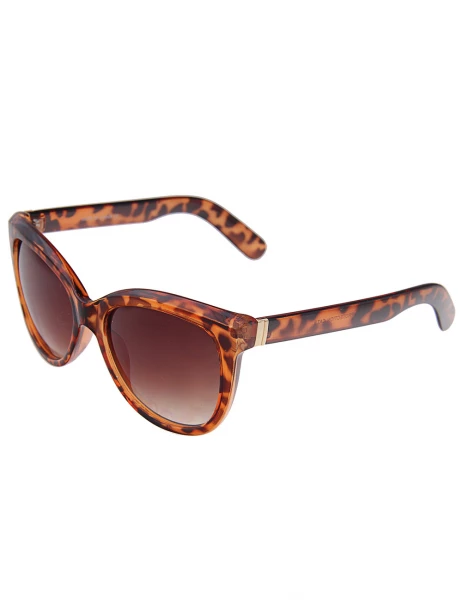 Leslii Sonnenbrille Classic Fashion Horn-Look in Braun Begrenzt auf 3 Tage