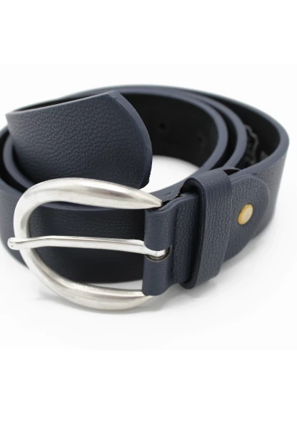 Leslii Damen-Gürtel Basic Silber Blau Online