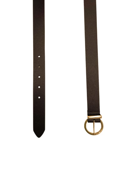 Leslii echter Ledergürtel Goldschnalle braun Outlet