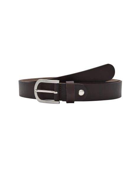 Leslii Premium Gürtel echter Leder-Gürtel brauner Gürtel Breite 3cmKalbs-Nappaleder Narbung Braun Tägliche Deals