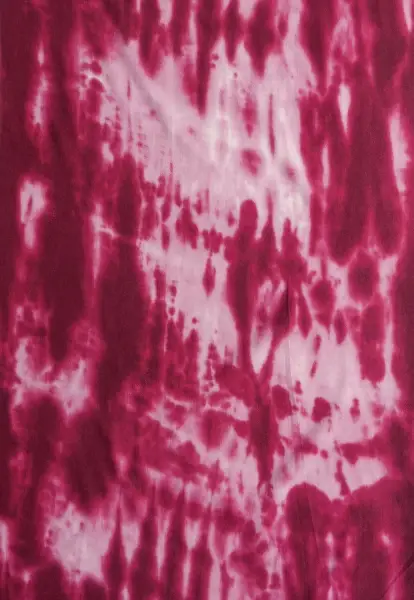 Leslii Schal Fransen Batik Dunkelrot Rosa Fabrikpreis