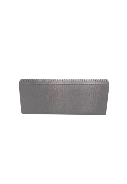Leslii Clutch Handtasche Glitzer Steinchen in Grau Auslauf