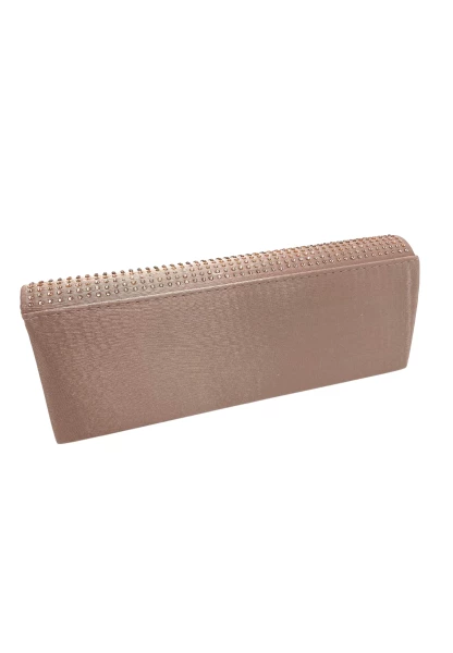 Leslii Clutch Handtasche Glitzer Steinchen in Nude Verkauf