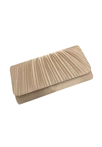 Leslii Clutch Handtasche Elegant in Beige Hotsell