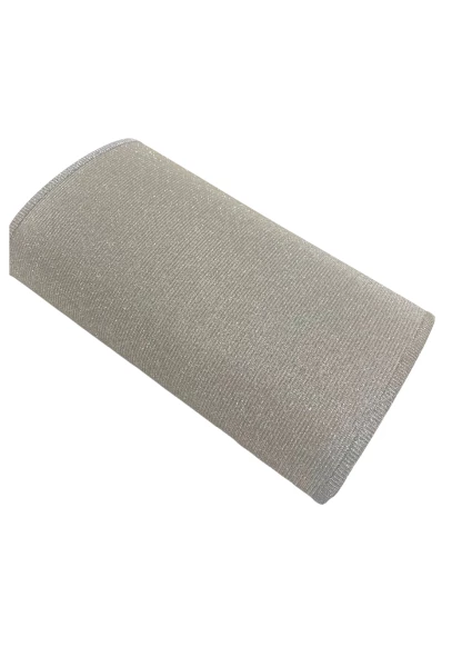 Leslii Clutch Handtasche Glitzer in Silber Fabrikverkauf
