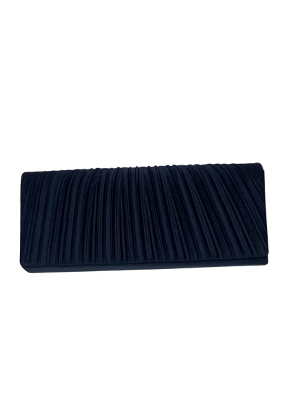 Leslii Clutch Handtasche Elegant in Navy Blau Kostenloser Versand
