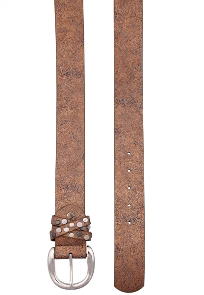 -50% SALE Leslii Damen-Gürtel Single Rivet Polyurethan Breite 3,8cm 500510614 Black Friday