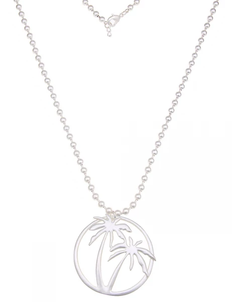 -50% SALE Leslii Lange Halskette Summer Feeling in Silber Kostenlose Rückgabe
