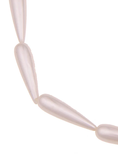 -50% SALE Leslii Premium Quality Kurze Halskette Perlen Tropfen in Weiß Angebote