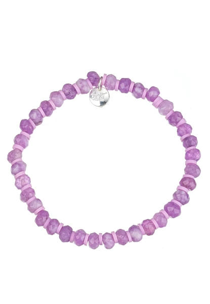 Leslii Armband Glasperlen in Lila Günstiger Verkauf