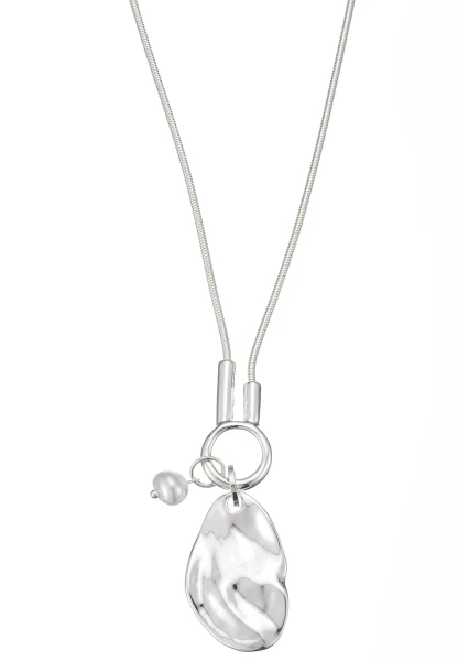 Leslii lange Schlangenkette Scheibenanhänger | Silber Verkauf