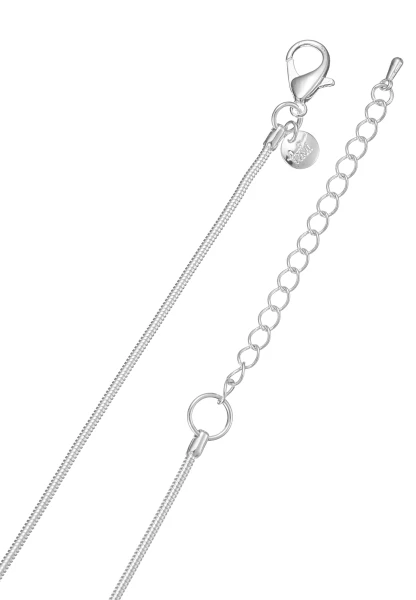 Leslii lange Schlangenkette Scheibenanhänger | Silber Verkauf