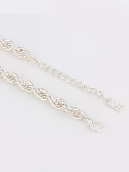 Leslii Kurze Kette Swirl Silber Schlussverkauf