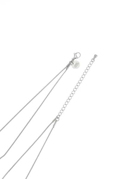 Leslii Kurze Kette Layering Perlen Silber Rabatt