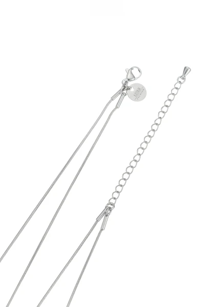 Leslii Kurze Kette Layering Würfel Silber Versandkostenfrei