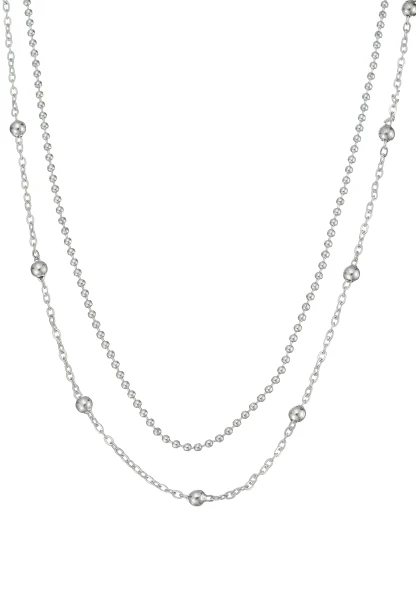 Leslii Kurze Kette Layering Kugeln Silber Cyber Monday